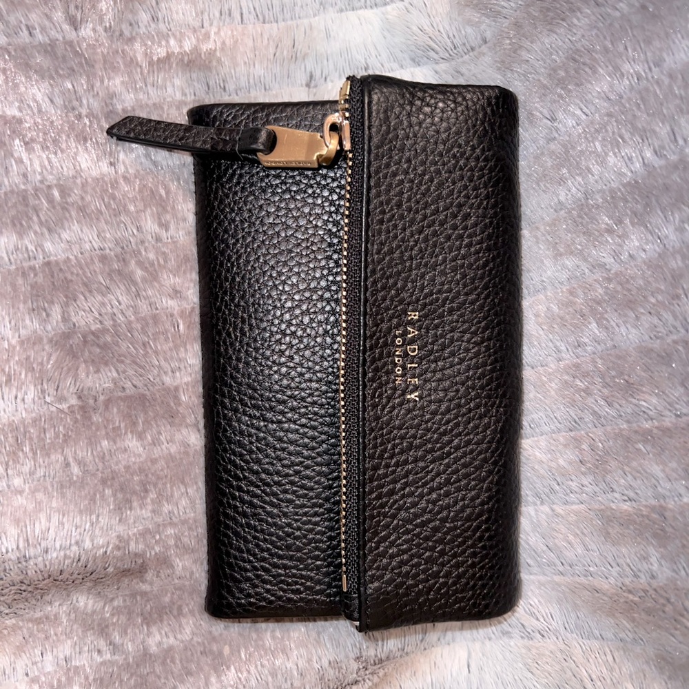 Radley pebbled leather French wallet NWT